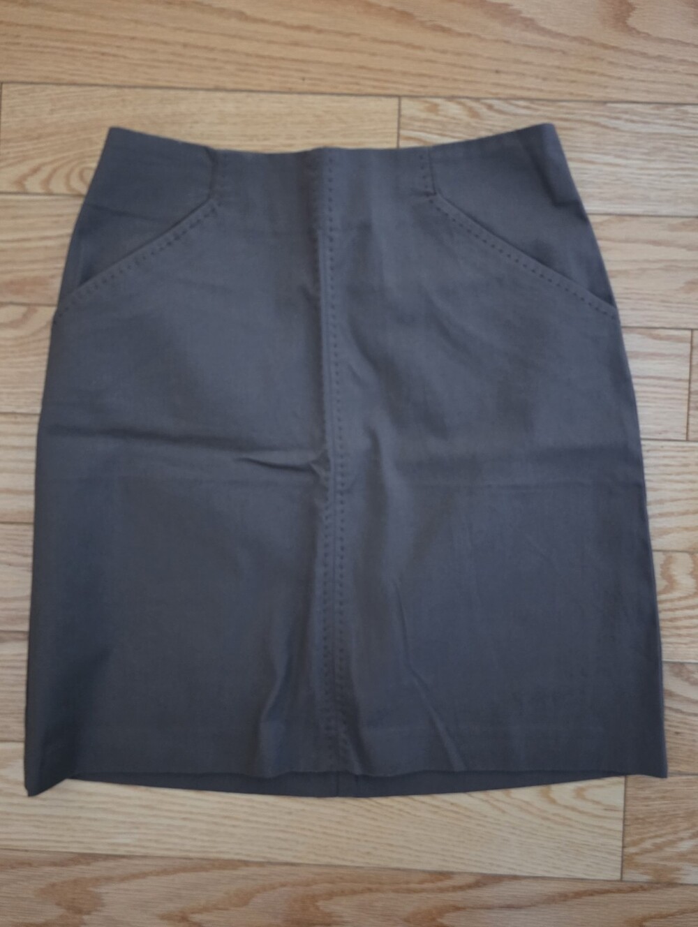 Jacob Brown Pencil Skirt with Pockets, Size 2